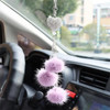1PCS Fashion Car View Mirror Hanging Pendant Auto Home Decor Lucky Vehicle Ornament Mini Car Accessory Interior Hanging for