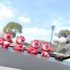 Cute Lotso Car Dashboard Decoration Funny Kawaii Cartoon Auto Interior Ornaments Anime Strawberry Bear Car Accessories Potdemiel