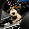 Cute Dog Plush Car Ornament Premium Interior Decor for Women High Quality Car Dashboard Accessory Popular Rain Wiper
