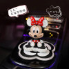 Car Accessories Cartoon Mickey Minnie Car Ornament Cute Mickey Mouse Bobblehead Creative Decoration Car Dashboard Interior
