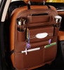 2024 New Car Seat back Storage Organizer Bag Universal PU Leather Multifunction Storage Box Stowing Tidying Pocket Auto Styling