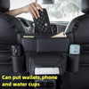 Car Seat Middle Hanger Storage Bag Luxury Auto Handbag Holder Between Seats Tissue Water Cup Pockets Stowing Tidying