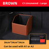 Car Trunk Organizer Box Large Capacity Auto Multiuse Tools Storage Bag Stowing Tidying Leather Folding For BMW BENZ TESLA VW Box