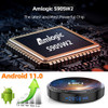Android TV 11 Smart TV Box HK1 RBOX W2T ATV Amlogic S905W2 4GB 64GB