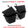 Rear Trunk Side Storage Box for Tesla Model Y 2023 Berlin Left Right Bins Organizer Tray Stowing Tidying Packet Car Accessories