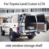 Trunk Stowing Tidying For Toyota Land Cruiser LC76 Side Window Storage Shelf Trunk Debris Rack Storage Modification Accessorie