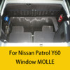 Trunk Stowing Tidying For Nissan Patrol Y60 Window MOLLE Roof Racks Trunk Storage Organizer