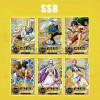 5/25/50 Pcs Anime One Piece Card Nami Luffy TCG SR Rare Trading Collection Cards  AnimeCharacter Carte for Children Gift Toys