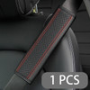 Car accessories seat belt PU Leather Safety Belt Shoulder Cover Breathable Protection Seat Belt Padding Pad Auto Interior Access