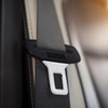 2pc Car Safety Belt Lock Tongue Straight Lock Tongue Straight Insert Safety Belt Insert Lock Tongue