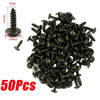 50Pcs Self-tapping Screws Car Metal Screw Fastener Clips Screw M5 Anti-rust Screw for Car Motorcycle Scooter ATV Moped E-bike