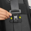 2/4pcs Car Seat Belts Anchor Safety Protection Clip Universal Safety Adjustable Auto Stopper Buckle Plastic Clip Car Accessory