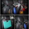 4Pcs Car Headrest Hooks Hanger for Bags Seat Back Organizer Holder Clips Auto Fastener Hooks Car Storage Interior Accessories
