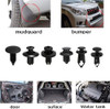 190pcs Car Retainer Clips 6 Size Plastic Fasteners Kit Auto Trim Panel Clip Mixed Car Body Bumper Rivet Set