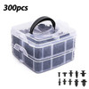 300pcs 620pcs Car Fastener Clip Mixed Plastic Fasteners Kit Auto Door Trim Panel Retainer Push Engine Cover Fender Rivet Clips