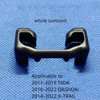 For NISSAN TIIDA QASHQAI X-TRAIL Front Seat Track Decorative Cover Front and Rear Ends of Seat Rail Capping Auto Parts