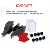 Car Umbrella Holder Fixing Bracket Car Trunk Fastener Clip Hook Mounting Bracket Interior Auto Accessories Organize storage