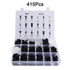 680pcs Car Plastic Fastener Clips Set with Box Mixed Auto Body Push Retainer Pin Rivet Bumper Door Trim Panel Fastener Clip Kit