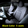 For Tesla Model 3 Y S Car Seats Cover Nappa Leather Full Surround Style Factory Wholesale Price Customized Interior Accessories