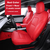 For Tesla Model 3 Y Seat Cover Customization Nappa Leather Half Full Surround Wholesale Price Car Modified Interior Accessories