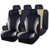 Sports Style Full Set Polyester Fabric Car Seat Covers Car Seat Protector Universal Fit Most Cars SUVs