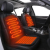 12V Heated Car Seat Cushion Heating Seat Cover Pad With Backrest Car Seat Cushion Car Electric Heated Seat Cushion Winter Mat
