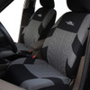 AUTOYOUTH Brand Embroidery Car Seat Covers Set Universal Fit Most Cars Covers with Tire Track Detail Styling Car Seat Protector