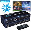 Navceker Kvm Hdmi-compatible Multiviewer 4k 4 In 1 Out 1080p Quad