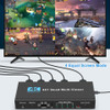 Navceker Kvm Hdmi-compatible Multiviewer 4k 4 In 1 Out 1080p Quad
