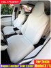 For Tesla Model S X Seat Cover Nappa Leather Full Surround Style Factory Wholesale Price White Cushion Car Interior Accessories