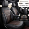 For Toyota Highlander Kluger 2013 2014 2015 2016 2017 2018 2019 Nappa Leather Custom Car Seat Covers Set for 7 Seats Accessories