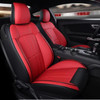 Custom Fit for Ford Mustang Car Accessories Seat Covers Full Set Middle Perforated Genuine Leather for 2015-2022 Ford Mustang