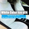 For Tesla Model 3 Y Car Seat Cover 2017-2022 Ice Silk Full Surrounded Coll Breathable Cushion Customized Interior Accessories