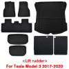 For Tesla Model Y 3 New Highland Floor Mat Trunk Luggage Mat LHD RHD 2017 to 2024 Left Right Rudder Four Seasons Floor Liner