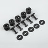 10Pcs Floor Carpet Mat Clips Twist Lock With Washers For BMW E36 E46 3 Series E38 E39 5 & 7 Series Automobile Replace Fasteners