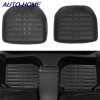 Universal 5Pcs Car Floor Mats Auto Anti-Slip Mat Black Car Styling Interior Auto Floor Mats All Weather Mat