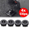 4x Universal Car Floor Mounting Points Carpet Mat Mats Clips Fixing Grip Clamps Black Anti-Slip Floor Holders Sleeves