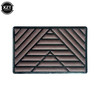 1PCS Universal Car Floor Pads Anti-skid Pedal Mat Interior Accessories Heel Foot Mat Pedal Cover PVC 25x15cm Auto Mat Accessory