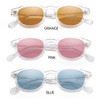 Transparent Handmade Acetate Sunglasses Men'S Brand Design Round Vintage Sun Glasses For Women Men Driving Shades Oculos Tint Transparent Handmade Acetate Sunglasses Men'S Brand Design Round Vintage Sun Glasses For Women Men Driving Shades Oculos Tint