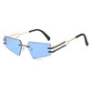 OEC CPO Retro Rimless Sunglasses Women Men Punk Metal Sun Glasses Ladies Frameless Eyeglasses UV400 Shades New Fashion Eyewear