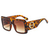 Circle Decorative Square Sunglasses For Women Men Brand Design Luxury Big Sun Glasses Fashion Classic Male Ladies Eyewear Mirror