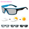 Polarized Photochromic Sunglasses For Men New Fashion Change Color Driving Sun Glasses Male Vintage Black Sports Eyewear Goggles