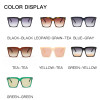 Square Sunglasses Women 2024 Vintage Brand Oversize T Women's Sun Glasses Black Gradient Female Glasses Men.s Oculos UV400