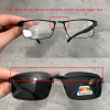 Clip On Sunglasses Polarized Vintage Driving Sun Glasses Men Women Day Night Vision Lens For Myopia Eye Glasses Reading UV400