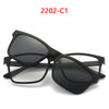 5PCS Magnetic Polarized Clip On Sunglasses Women Men Plastic Frame for Night Driving Sunglasses UV400