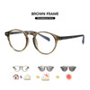 2023 Computer Glasses Anti Blue Ray Glasses Men Women Photochromic Optical Eye Spectacle UV Blocking Gaming Filter Round Glasses