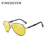 KINGSEVEN Photochromism Men’s Sunglasses Night Vision Aluminum Luxury Retro Polarized Glasses Women Driving UV400 Eyewear