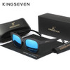 KINGSEVEN TR90 Women Driving Sunglasses Men‘s Outdoor Polarized UV400 Glasses Fashion HD Mirror Lens Round Full Frame Eyewear