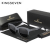 KINGSEVEN Round Black Sunglasses Men‘s Sports Polarized UV400 Glasses Fashion HD Full Frame TR90 Women Driving Accessory Eyewear