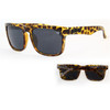 Leopard Print Retro KEN BLOCK Sunglasses Women's Reflective Mirror Sunglasses Men's Retro Square Driving Glasses UV